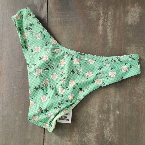 NWT Urban Outfitters Out From Under Salma Printed Hipster Bikini Bottom – Size S - Picture 2 of 4